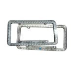 A8-5111 LED licence plate frame, Porta placa de plástico con LED ultra brillantes, Marco Placa LED