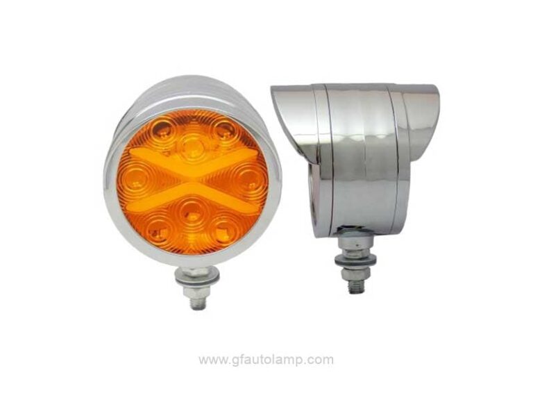 A8-66008T Double Face LED Pedestal Lights Chrome Visor Bezel, plafon direccional LED