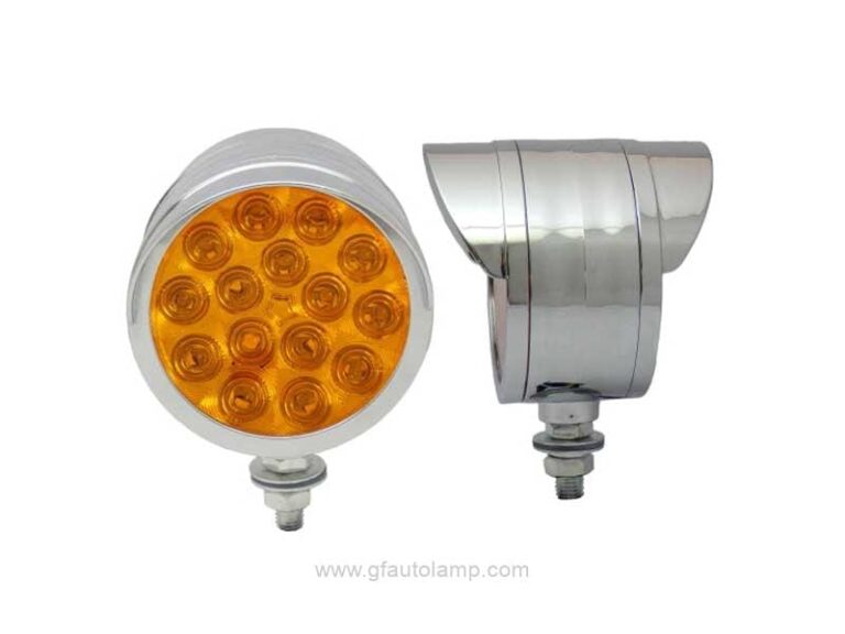A8-66015T Double Face, LED Pedestal Lights Chrome Visor Bezel, plafon direccional LED