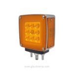 Square, 9 LED, Double Face, Pedestal plafon direccional A8-66018C
