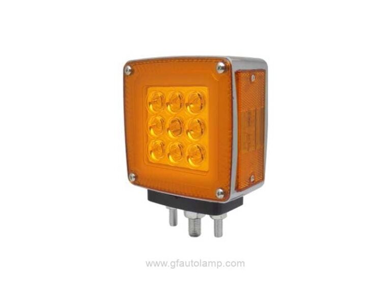 Square, 9 LED, Double Face, Pedestal plafon direccional A8-66018C