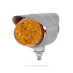A8-66024T-18 LED Double Face Watermelon Lights with Chrome Visor